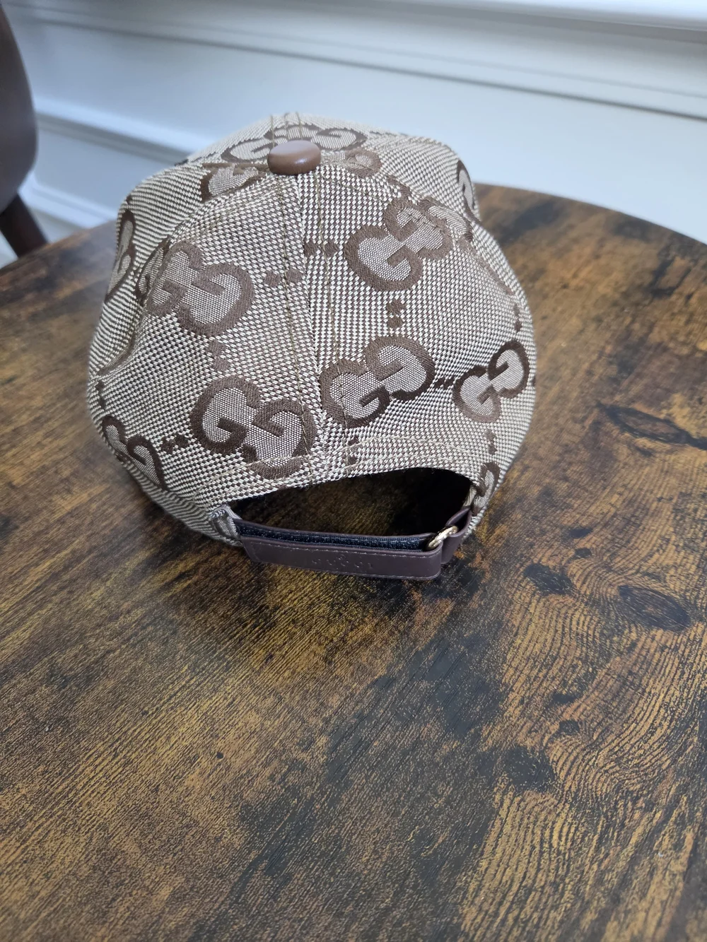Monogram Beige/Brown Canvas Bucket Bag
